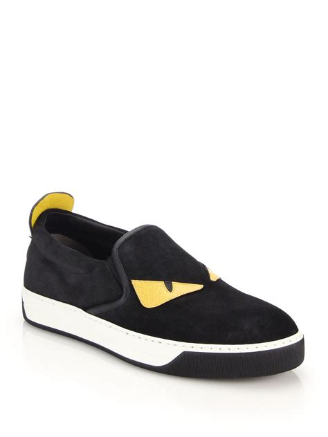 fendi mens slip-ons|Slip Ons Men's Fendi Shoes .